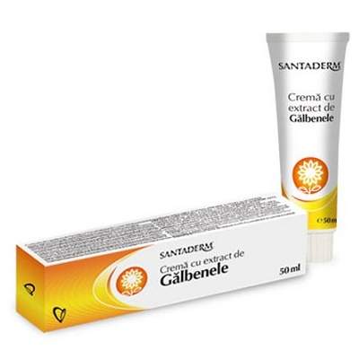 Crema cu extract de galbenele, 50 ml, Santaderm