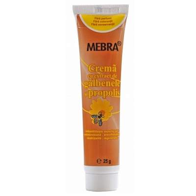 Crema cu extract de galbenele si propolis, 40g, Mebra