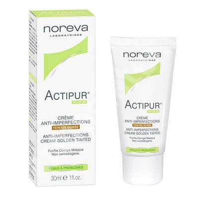 Crema anti-imperfectiuni cu fond de ten Doree - Actipur, 30 ml, Noreva