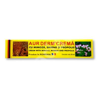 Crema cu mimoza, smirna si propolis - Aur Derm, 30 ml, Laur Med