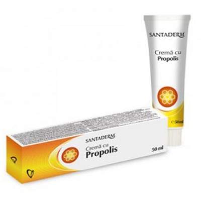 Crema cu propolis, 50 ml, Santaderm