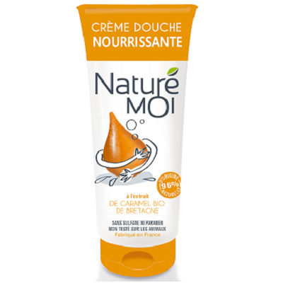 Crema de dus nutrtiva cu Caramel de Bretagne Bio, 200ml, Nature Moi