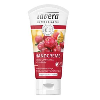 Crema de maini Bio regeneratoare cu merisoare, 50 ml, Lavera