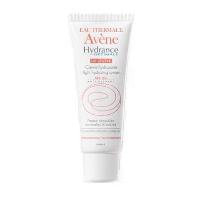 Crema hidratanta Avene Hydrance Optimale Legere SPF 20, 40 ml, Pierre Fabre