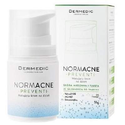 Crema matifianta de zi NormAcne Preventi, 55g, Dermedic