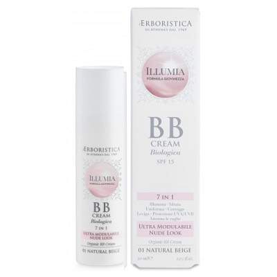 Crema organica BB nuanta natual SPF15, 30ml, L'Erboristica