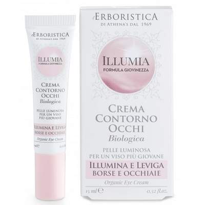 Crema organica contur de ochi Illumia, 15ml, L'Erboristica