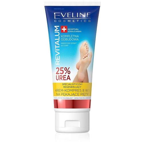 Crema pentru calcaie crapate cu Ureee 25%, 75 ml, Eveline Cosmetics