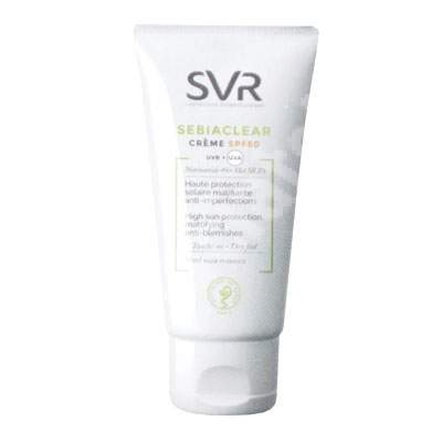 Crema cu protectie solara pentru eliminare imperfectiunilor Sebiaclear SPF50, 50 ml, Svr