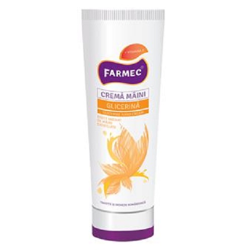 Crema pentru maini cu glicerina, 40 ml, Farmec