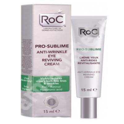 Crema pentru ochi antirid revitalizanta Pro-Sublime, 15 ml, Roc