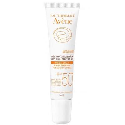 Crema pentru zone sensibile Avene SPF 50+, 15ml, Pierre Fabre