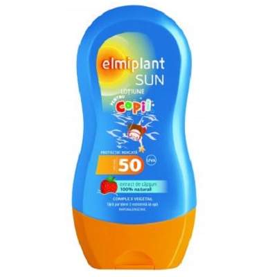 Crema protectie solara pentru copii, SPF50+, 200ml, Elmiplant