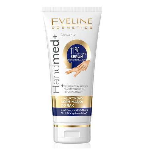 Crema ser cu acid hyaluronic pentru maini, 100 ml, Eveline Cosmetics