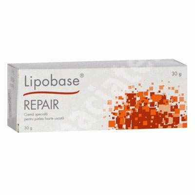 Crema speciala pentru piele foarte uscata Lipobase Repair, 30 g, Astellas