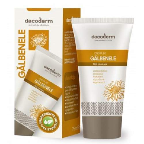 Crema terapeutica de Galbenele, 75 ml, Dacoderm