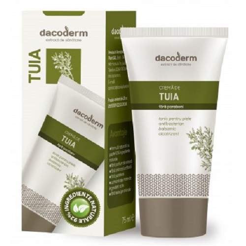 Crema terapeutica de Tuia, 75 ml, Dacoderm