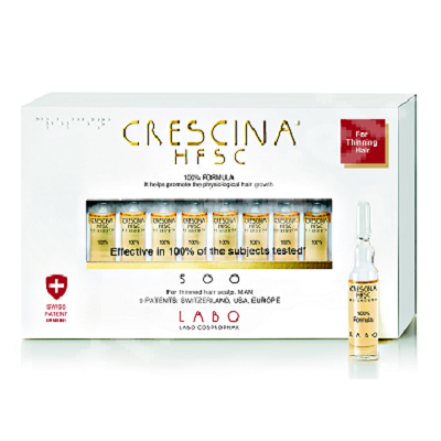 Crescina Re-Growth HFSC 500 Man, 20 fiole, Labo