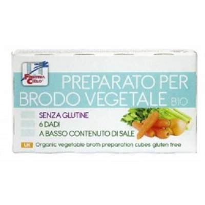 Cuburi vegetale fara gluten pentru supa, 60 g, La Finestra Sul Cielo