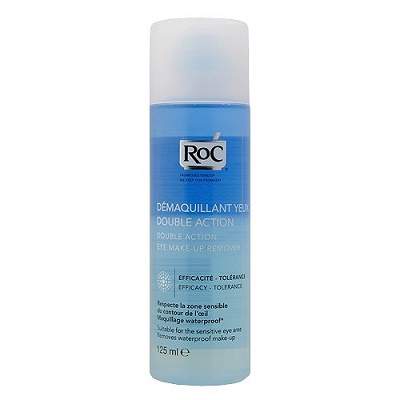 Demachiant cu dubla actiune, pentru ochi, 125 ml, Roc