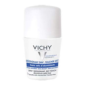 Deodorant roll-on fara saruri de aluminiu 24 H, 50 ml, Vichy