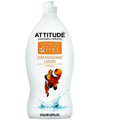 Detergent lichid vase Citrice, 700ml, Attitude