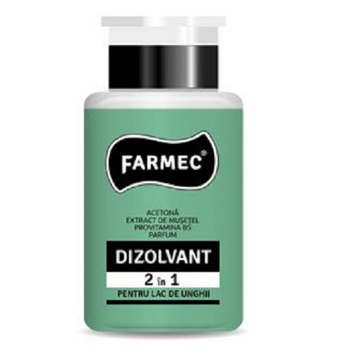 Dizolvant lac de unghii 2 in 1, 150 ml, Farmec