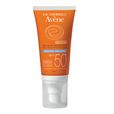 Emulsie de protectie solara SPF +50 Avene, 50 ml, Pierre Fabre