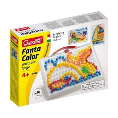 FantaColor Portabil, mozaic mix, 280, +4 ani, Q0950, Quercetti