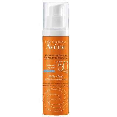 Fluid pentru protectie solara cu SPF 50+, 50 ml, Avene