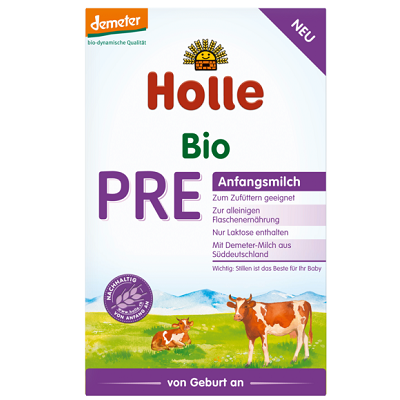 Formula Eco Pre de lapte, +0luni, 400 g, Holle Baby Food