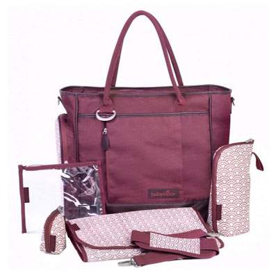 Geanta multifunctionala New Essential Cherry, A043555, Babymoov