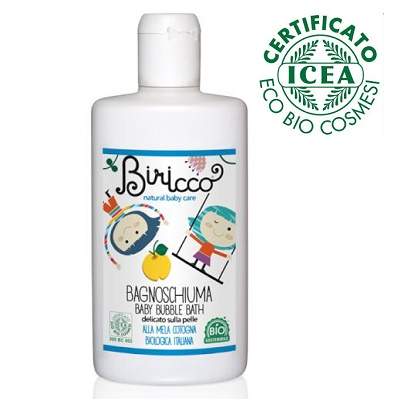 Gel de dus si spumant 2in1 pentru copii, Bio, 250ml, Biricco