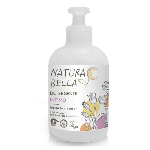 Gel Eco pentru igiena intima cu salvie si ulei de Tea Tree Natura Bella, 300 ml, Pierpaoli