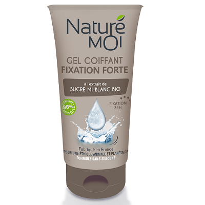 Gel coafant cu fixare puternica cu extract Bio de Zahar semi-alb, 150ml, Nature Moi