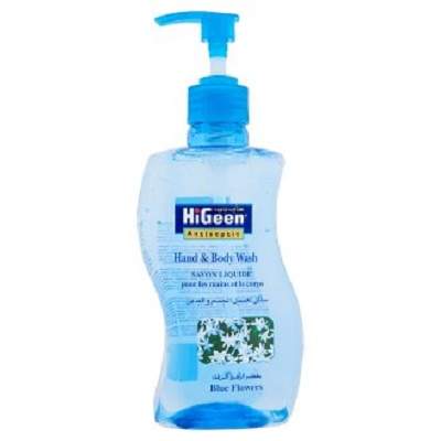 Gel de dus antiseptic Blue Flowers, 500 ml, Higeen