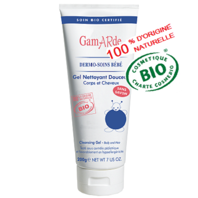 Gel de dus Bio pentru bebelusi, +0luni, 200 ml, GamARde