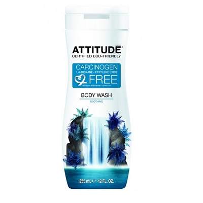 Gel de dus calmant, 355ml, Attitude