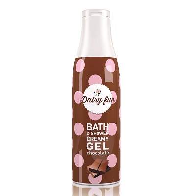 Gel de dus cu ciocolata Dairy Fun, 400 ml, Delia Cosmetics