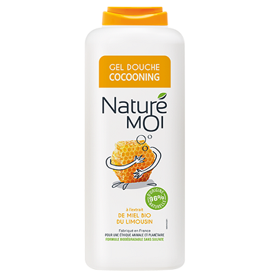 Gel de dus cu extract Bio de Miere de Limousin, 400ml, Nature Moi