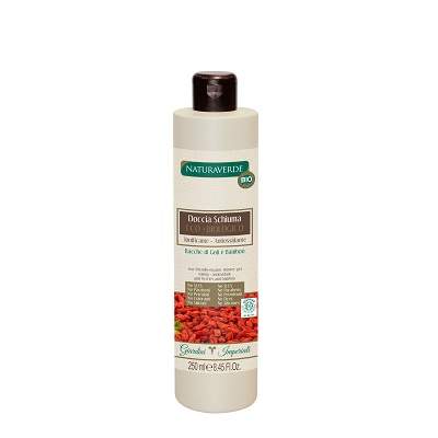 Gel de dus cu Fructe de Goji si Bambus, 250 ml, Naturaverde