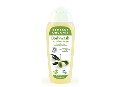 Gel de dus cu masline pentru curatare profunda, 250 ml, Bentley Organic