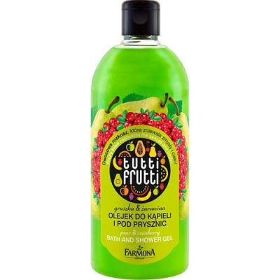 Gel de dus cu pere Tutti Frutti, 500 ml, Farmona