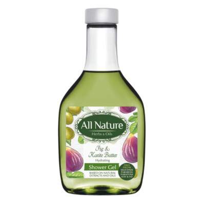 Gel de dus cu smochine si unt de shea, 255 ml, All Nature