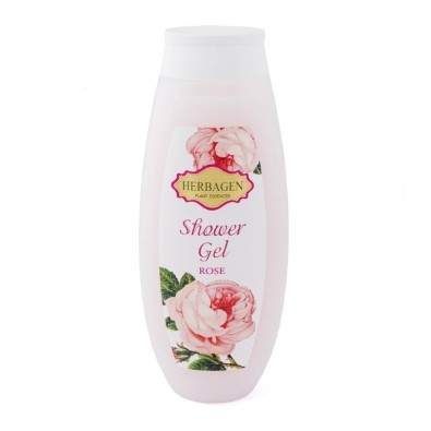 Gel de dus cu trandafir, 500 ml, Herbagen