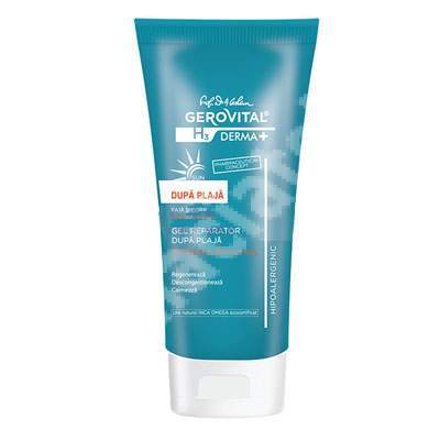 Gel reparator dupa plaja Gerovital H3 Derma+, 150 ml, Farmec