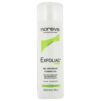 Gel spumant pentru curatare ten gras si acneic Exfoliac, 200 ml, Noreva