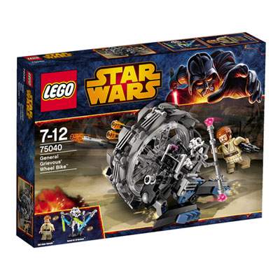 General Grievous' Wheel Bike, 7-12 ani, L75040, Lego