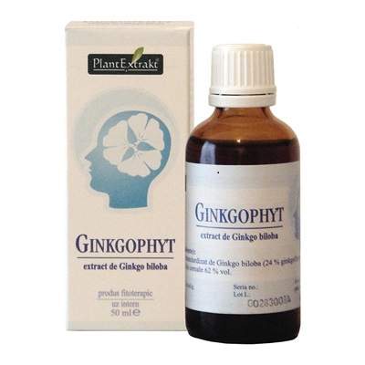 Extract de Ginkgo Biloba - Ginkgophyt, 50ml, Plant Extrakt