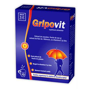 Gripovit, 10 plicuri, Zdrovit